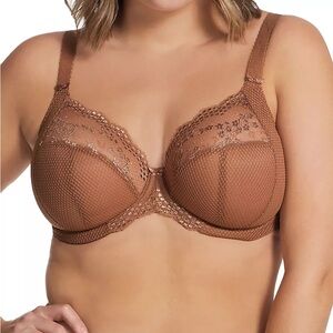 Elomi Cinnamon Brown Charley Bra - UK 38G, US 38I. Lightly Worn.
